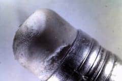 Radiergummi am Bleistift